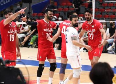 ایران 3 ، چین 1؛ نخستین برد تیم ملی والیبال ایران در جام ملت ها