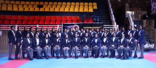 درخشش دختران زرقان در سومین دوره مسابقات قهرمانی کاراته فارس